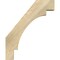 Ekena Millwork 4"W x 18"D x 22"H Merced Rough Sawn Knee Brace, Douglas Fir BRC04X18X22MRC00RDF - alternate 3